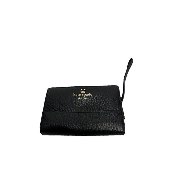 kate spade new york Handbags - Kate Spade New York Black Saffiano Leather Wristlet Wallet Carryall